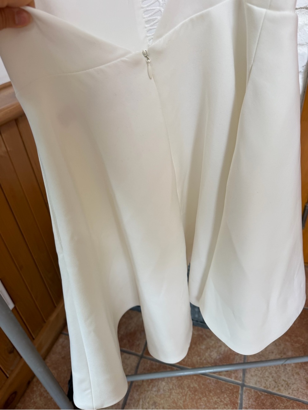 Keepsake the label White Cutout Open Back Flared Mini Dress Size XS - Picture 8 of 12
